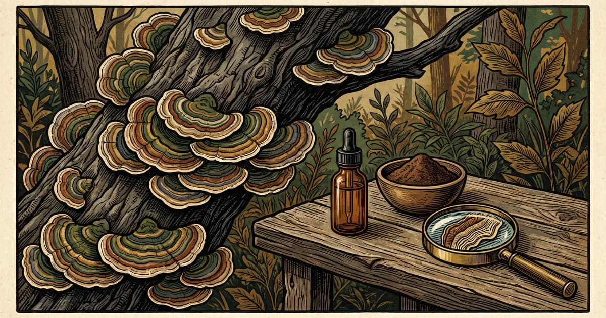 Coriolus extract: what 10:1 means, PSK, PSP, and how to read the label
