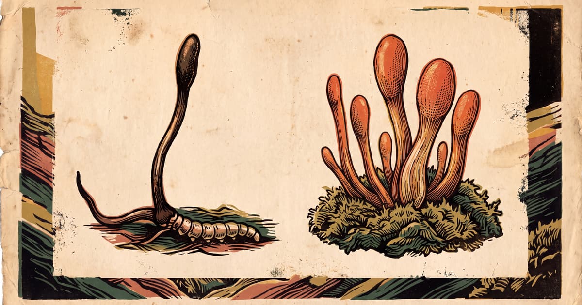 Maczużnik chiński a maczużnik bojowy: który Cordyceps trafia do Twojej kapsułki
