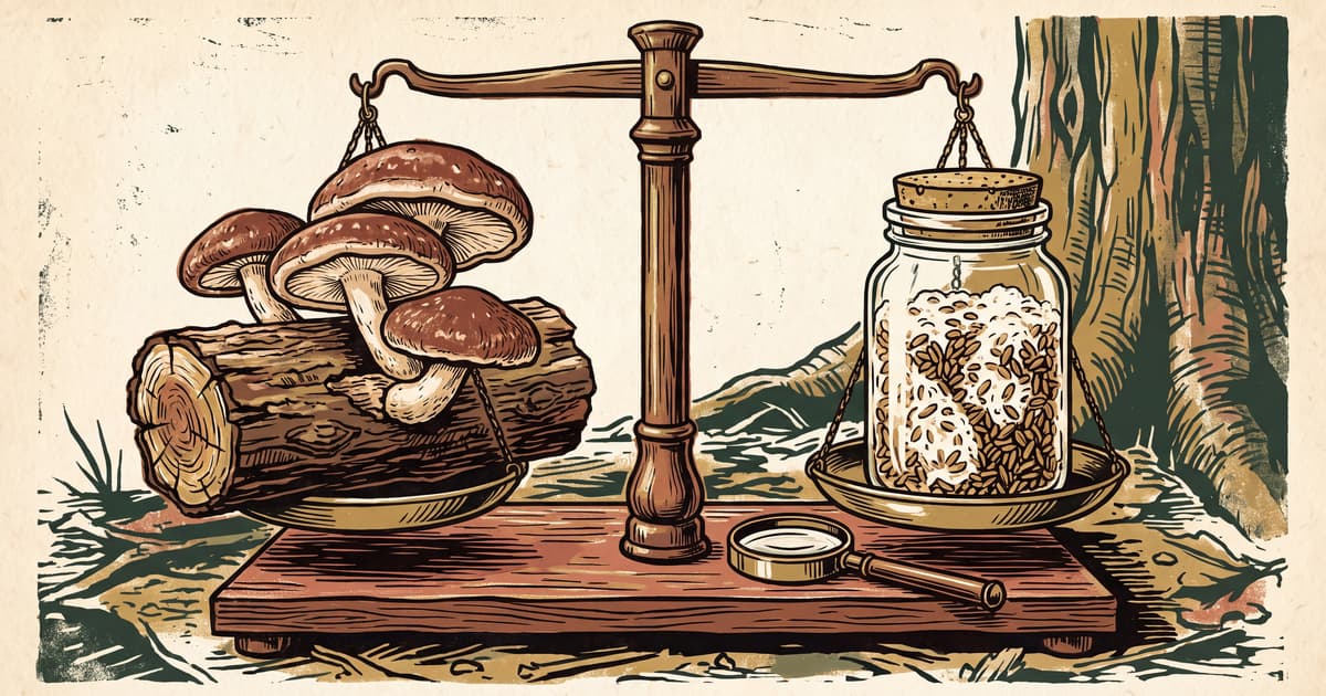 Fruiting body extract or mycelium on grain? How to read a mushroom extract label