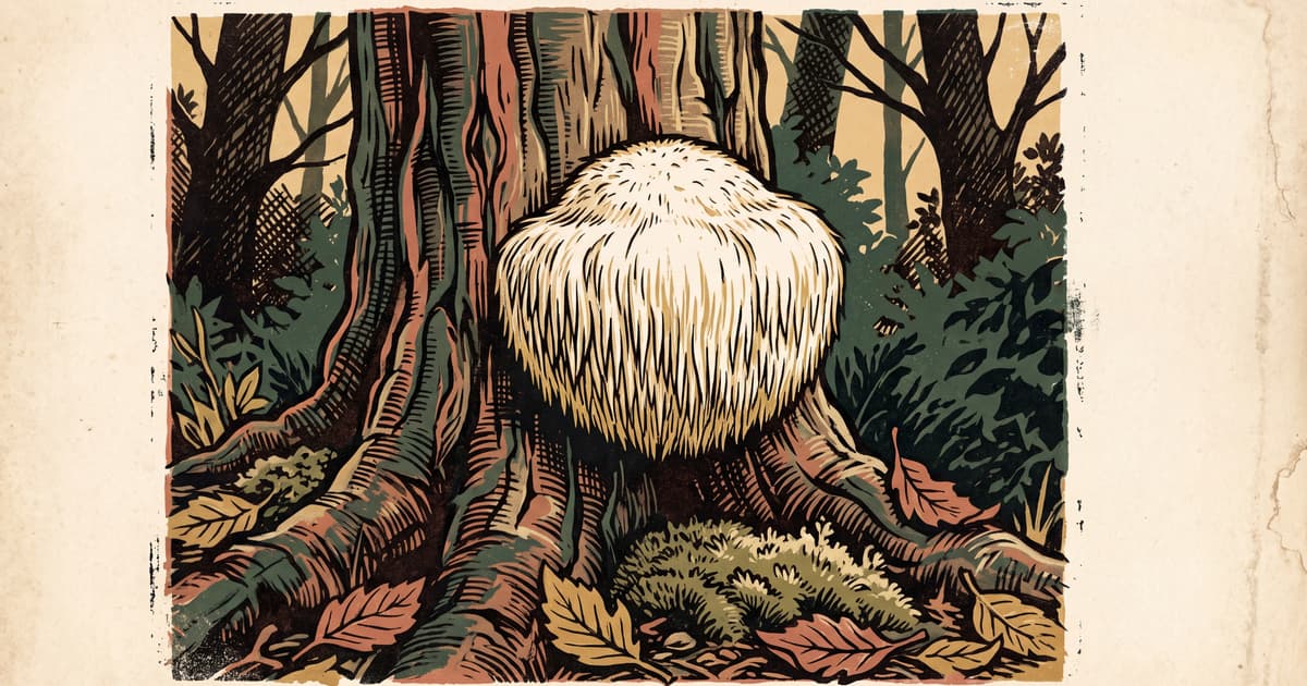 Soplowka jezowata jak wyglada, gdzie rosnie: lion's mane in the wild