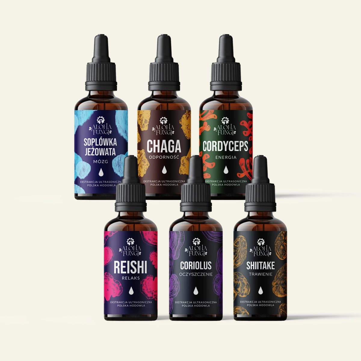 Biohaker Full, opakowanie produktu Aloha Fungi