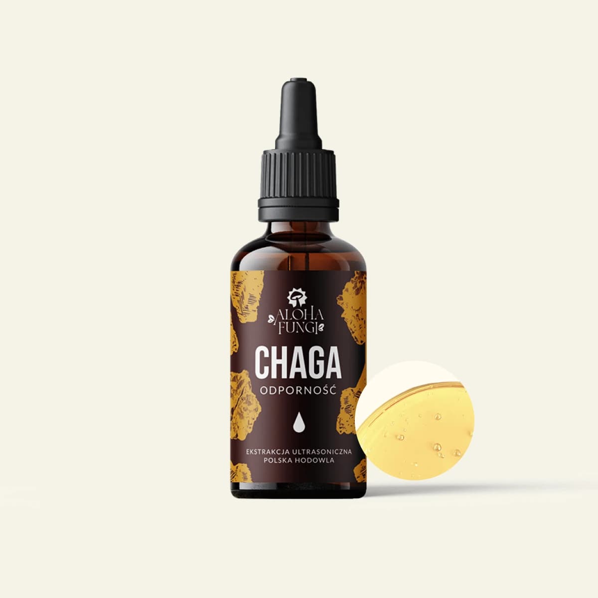 Chaga Krople · PRIME, opakowanie produktu Aloha Fungi