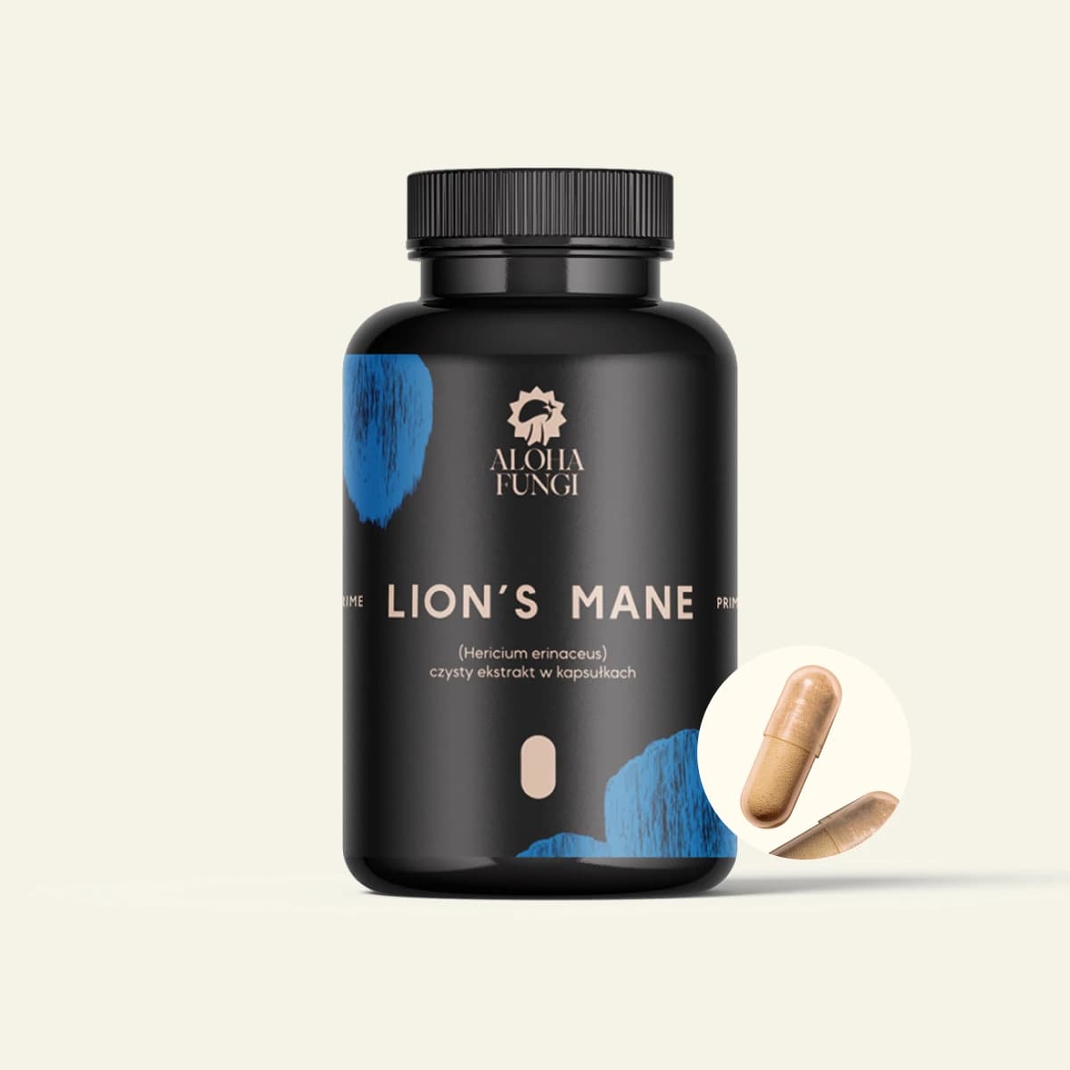 Lion's Mane, opakowanie produktu Aloha Fungi