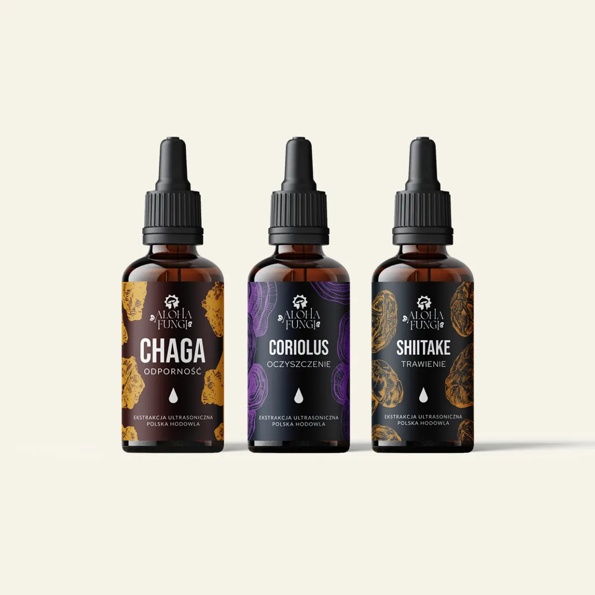 Zestaw Transformacja, opakowanie produktu Aloha Fungi